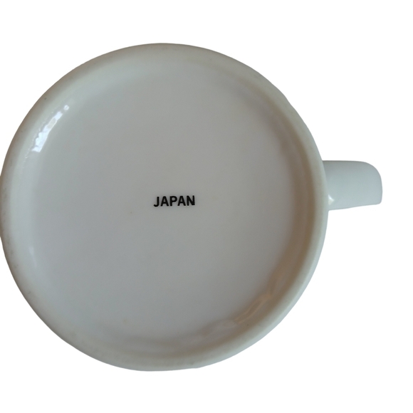 Vintage Coffee Mug Country Cat Seasonal Motif Japan Ceramic Cup 4 oz. - Picture 4 of 8